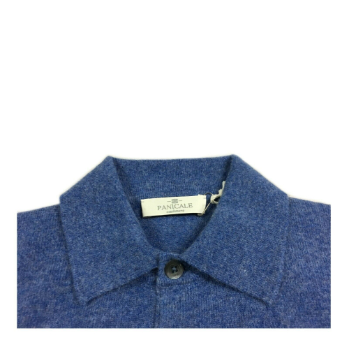 PANICALE Cardigan uomo con zip mod U25714GZ 85% lana 15% cashmere MADE IN ITALY