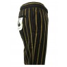 WHITE SAND pantalone uomo righe blu/giallo/bordeaux con elastico mod 17WSU16335