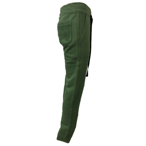 BKØ Pantalone uomo felpa garzata 100% cotone mod BU18603 MADE IN ITALY