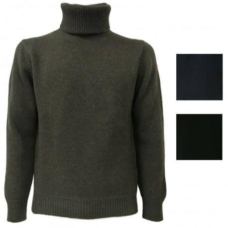 TREDICINODI Maglia collo alto mod M13101 70% lana 30% cashmere MADE IN ITALY