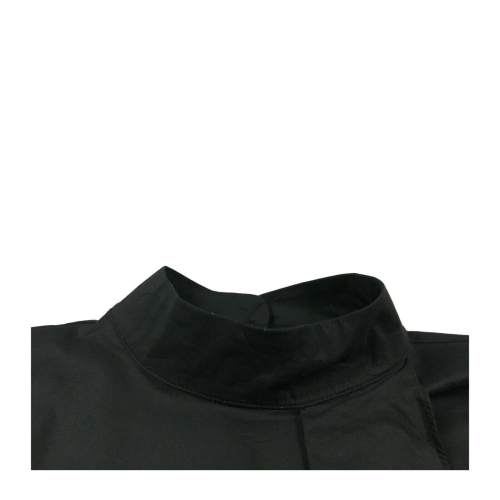 BRAVAA  women's long shirt black art B119 95% cotton 5% elastane MADE IN ITALY