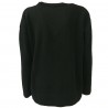 TREDICINODI Maglia donna over nero mod W1321 70% lana 30% cashmere MADE IN ITALY