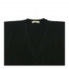 TREDICINODI women's sweater over black 70% wool 30% cashmere mod W1321 MADE IN ITALY