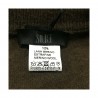 SO.BE women's sweater over brown with rips 100% wool mod 9510 MADE IN ITALY