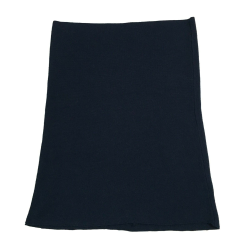 ELENA MIRÒ women's crew neck sweater with blue applicable collar