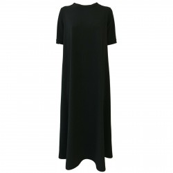 ALPHA STUDIO women's dress black with zip art AD-2583O