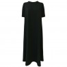 ALPHA STUDIO women's dress black with zip art AD-2583O
