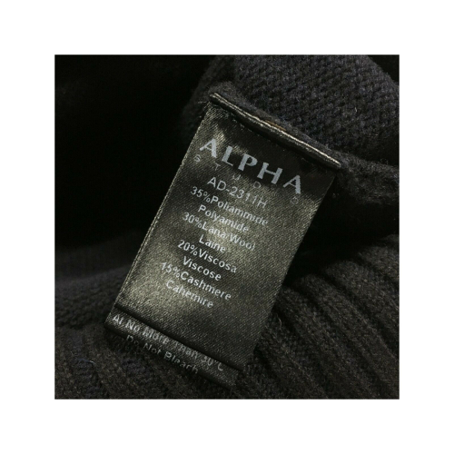 ALPHA STUDIO women's sweater wool/cashmere turtle neck art AD-2311H MADE IN ITALY