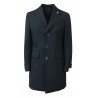 LUIGI BIANCHI MANTOVA man blue coat 100% wool
