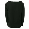 ALPHA STUDIO women's black sweater art AD-2300C 30% wool 15% cashmere