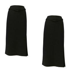 PERSONA by Marina Rinaldi woman skirt with front torch mod LAMBITO