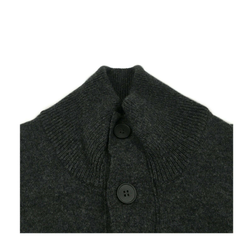 ALPHA STUDIO Cardigan uomo con bottoni e zip mod AU-1204E 70% lana 30% cashmere