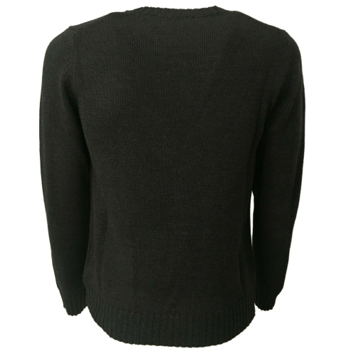 ALPHA STUDIO Maglia uomo pesante girocollo mod AU-1130C 100% lana Merino