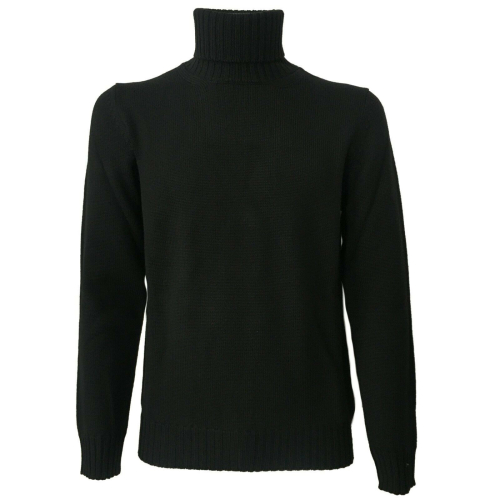 ALPHA STUDIO Maglia uomo collo alto pesante mod AU-1131G 100% lana Merino