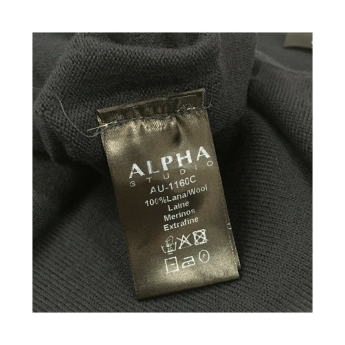 ALPHA STUDIO man sweater art AU-1160C 100% wool merinos