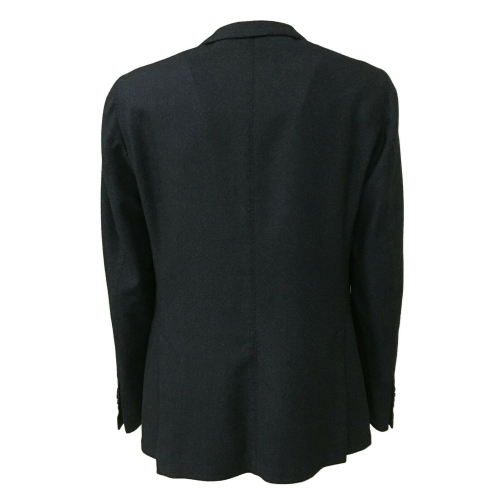 L.BM 1911 men's gray/black jacket unlined 45% cotton 40% wool 15% polyamide 2837