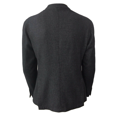 L.BM 1911 men's blue jacket 63% wool 23% polyester 14% polyamide
