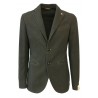 L.B.M 1911 beige / black jacket made man unlined slim 50% cotton 25% polyester 25% viscose