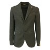 L.B.M 1911 giacca uomo operata beige / nero sfoderata slim 50% cotone 25% poliestere 25% viscosa 