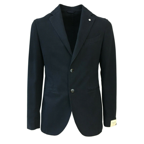 L.B.M 1911 blue man jacket unlined slim 50% cotton 25% polyester 25% viscose