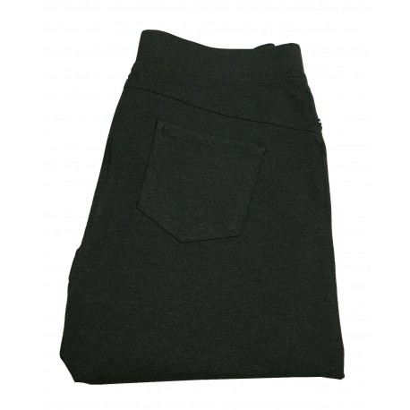 ELENA MIRÒ pantalone donna mod jegging tessuto jersey pesante elastico in vita rivestito