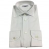 BRANCACCIO camicia uomo slim manica lunga bianco 100% cotone mod GIO’ AB60105