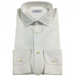 BRANCACCIO camicia uomo oxford slim manica lunga bianco mod GIO’ KS67001