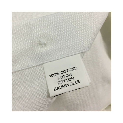 BRANCACCIO man shirt slim long sleeve white 100% cotton mod GIO AB64501