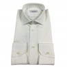 BRANCACCIO camicia uomo slim manica lunga bianco 100% cotone mod GIO’ KS66201