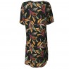 LA FEE MARABOUTEE women's dress art FC3232 100% linen MADE IN ITALY