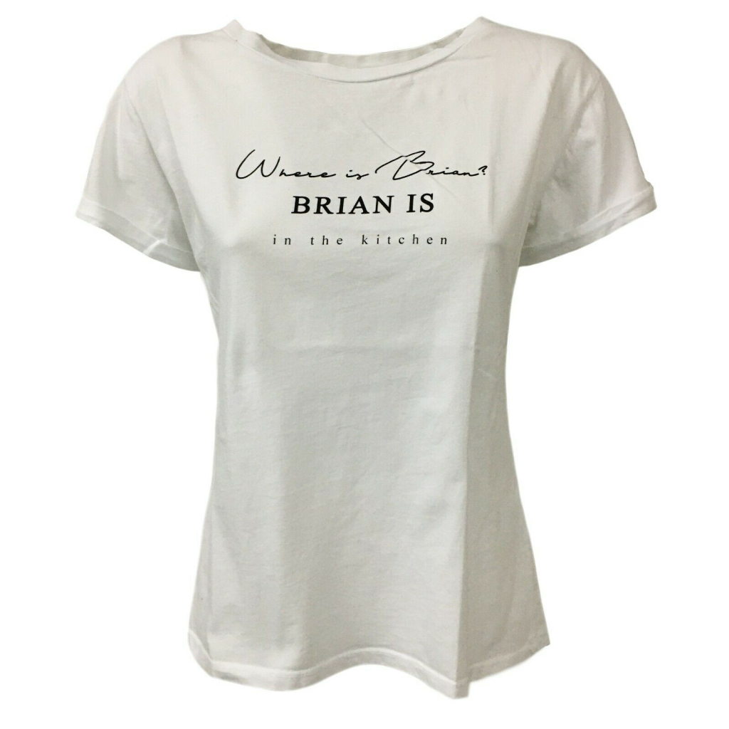 HUMILITY Women's T-shirt white art HB1145 100% cotton MADE IN ITALY