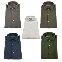 BROUBACK man shirt long sleeve mod NISIDA LINEN 100% linen