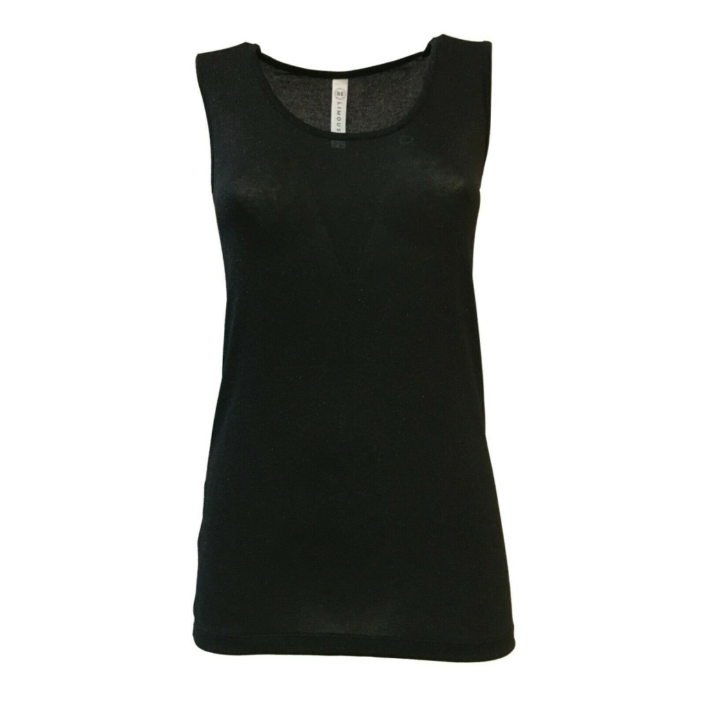 BE LIMOUSINE women's tank top lurex mod LC001L WATER MADE IN ITALY