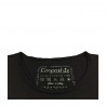 EMPATHIE T-shirt donna nero mezza manica mod 2006 100% cotone MADE IN ITALY