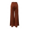BE LIMOUSINE palazzo pants woman striped black / rust / platinum / pink mod LP005LR ASIA MADE IN ITALY