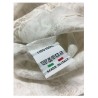 BROUBACK camicia donna manica 3/4 bianca fantasia Beige collo coreano TASHA KOREA N32 MADE IN ITALY