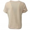 EMPATHIE T-shirt donna cipria mezza manica mod 0405 100% cotone MADE IN ITALY