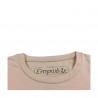 EMPATHIE T-shirt donna cipria mezza manica mod 0405 100% cotone MADE IN ITALY