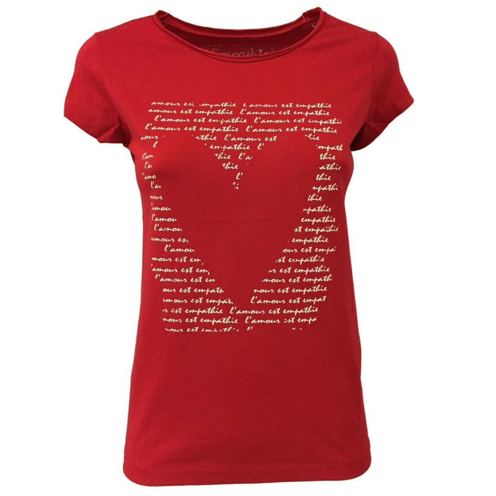 EMPATHIE T-shirt donna mezza manica mod 0108 100% cotone MADE IN ITALY EMPATHIE T-shirt donna mezza manica mod 0108 100% cotone MADE IN ITALY