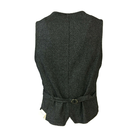 L.B.M 1911 gilet uomo grigio/nero 45%cotone 40%lana 15%poliammide mod 1421