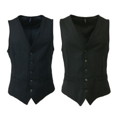L.BM 1911 men gray  vest 45% cotton 40% wool 15% polyamide mod 1421