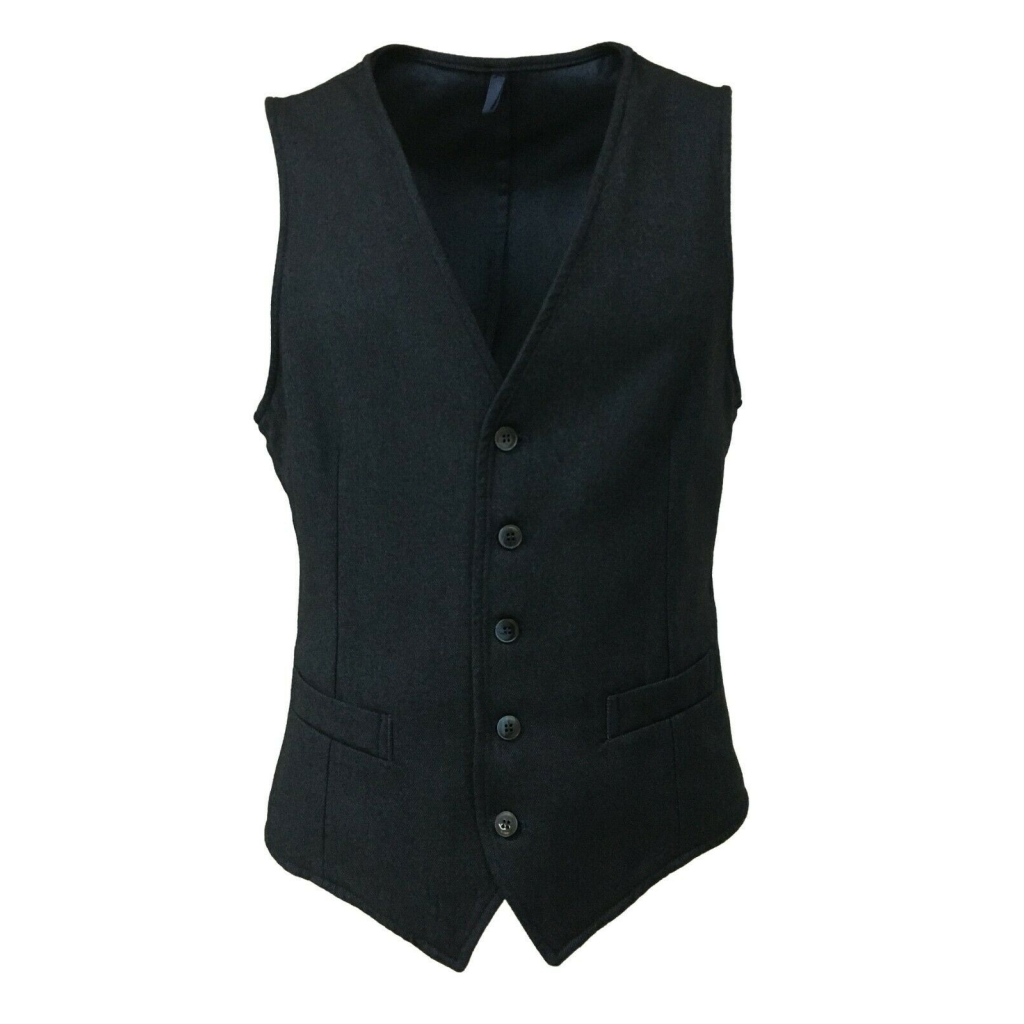 L.BM 1911 men gray  vest 45% cotton 40% wool 15% polyamide mod 1421