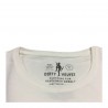 DIRTY VELVET T-shirt uomo bianco mod CONCERTO CAT DV64724 100% organic cotton