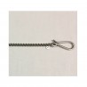 D'AMICO man keychains knot silver mod WAU0067 MADE IN ITALY