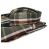 MGF 965 long sleeve shirt with pocket in gray / dark / yellow madras checks mod 10.TG.L 901336