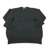 DELLA CIANA man crew neck sweater brown mélange 80% wool 20% cashmere MADE IN ITALY