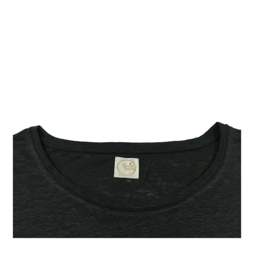 DES PETITS HAUTS T-shirt donna manica corta mod HALIMATOU 100% lino