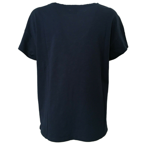 DES PETITS HAUTS T-shirt donna con applicazioni e ricami mod KANIPSO 100% cotone