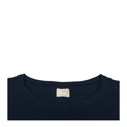 DES PETITS HAUTS T-shirt donna manica 3/4 mod HALIFA 100% lino