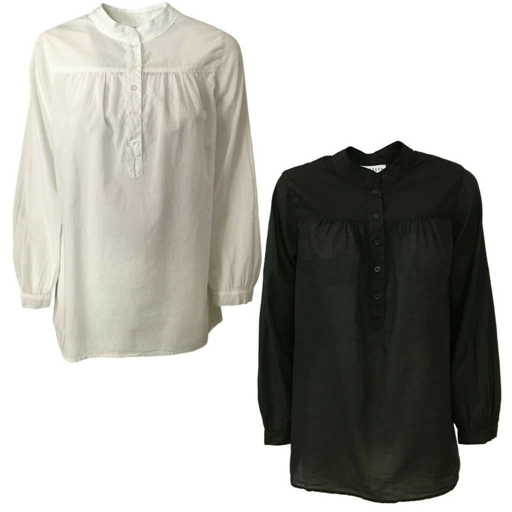 HUMILITY Camicia donna collo coreano mod HB1057 100% cotone MADE IN ITALY HUMILITY Camicia donna collo coreano mod HB1057 100% cotone MADE IN ITALY